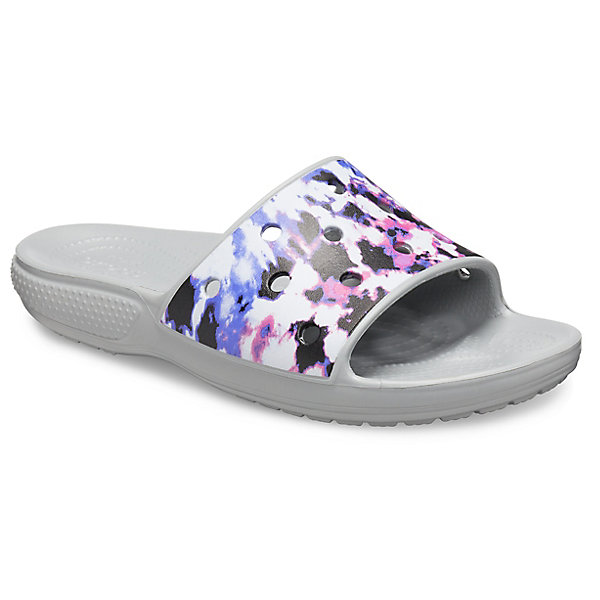 Shops tie dye mania crocs